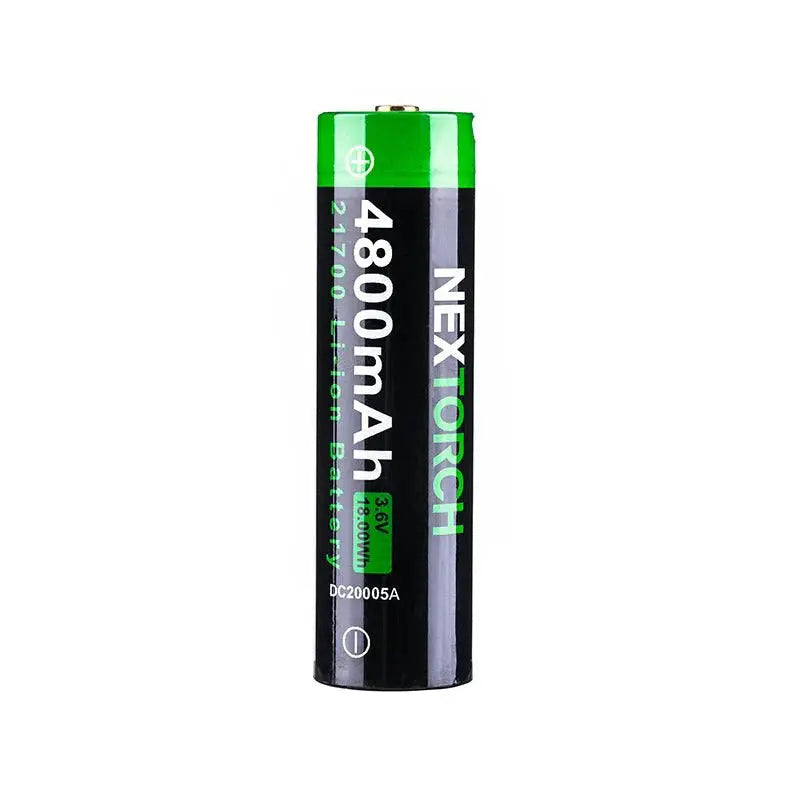 Batterie Nextorch 21700 - 4800mAh 3.6V protégée Li-ion USB-C - NYCTALOPE