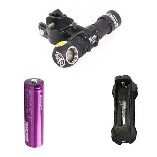 KIT VTT Armytek Wizard Magnet USB XP-L - 1250/1120 Lumens - NYCTALOPE