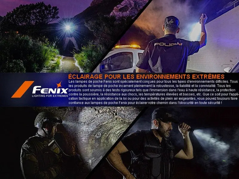 Lampe Torche Fenix PD35R – 1700 Lumens - rechargeable NYCTALOPE