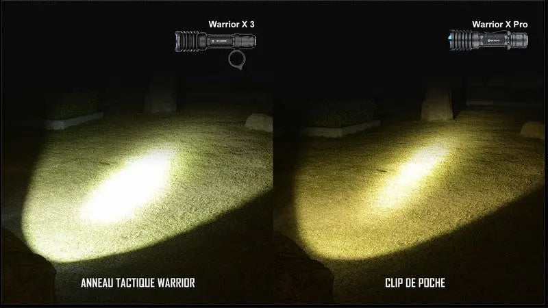 Lampe Torche Olight WARRIOR X 3 – 2500 Lumens NYCTALOPE