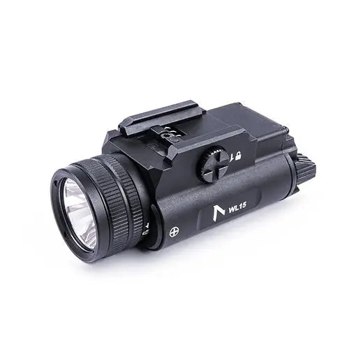 Lampe arme de poing Nextorch WL15 - 1200Lumens - Interrupteurs Ambidextres - Compatible Multi-Rails NYCTALOPE