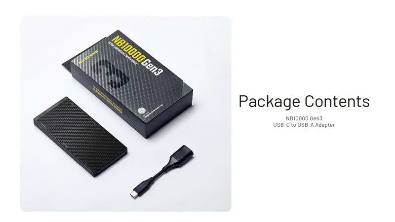 Powerbank Nitecore NB10000 GEN3 – 10 000mAh NYCTALOPE