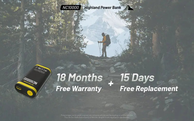 Powerbank Nitecore NC10000 – 10 000mAh - 50 Lumens NYCTALOPE