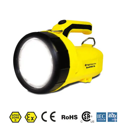 Projecteur Rechargeable Nightsearcher Sigma RSL 370 Lumens - ATEX - Zone 0 - Batterie Li-ion NYCTALOPE