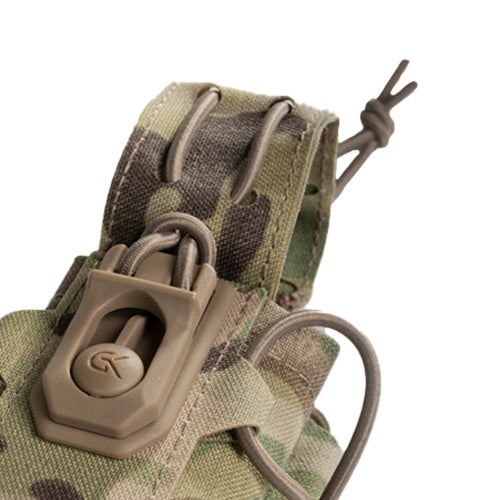 Porte-lampe GK DUTYCALL Multicam - étui MOLLE à ouverture rapide pour lampe tactique