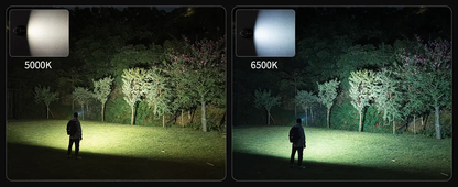 Wuben E7 - Lampe frontale LED rechargeable 1800 lumens