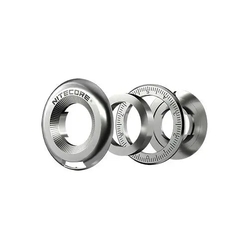 Anneau de Mesure Nitecore HALO 10 - Conception Titane - Précision 10cm - Mesure Surfaces Irrégulières - Ultra Compact - NYCTALOPE