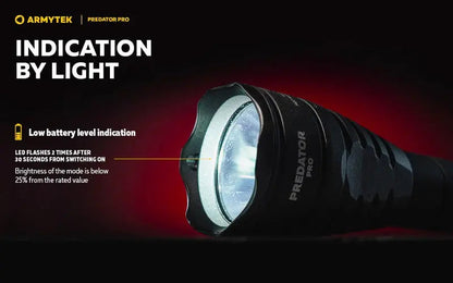 Armytek Predator Pro Magnet USB Extended Set – 1500/1400 Lumens  NYCTALOPE  