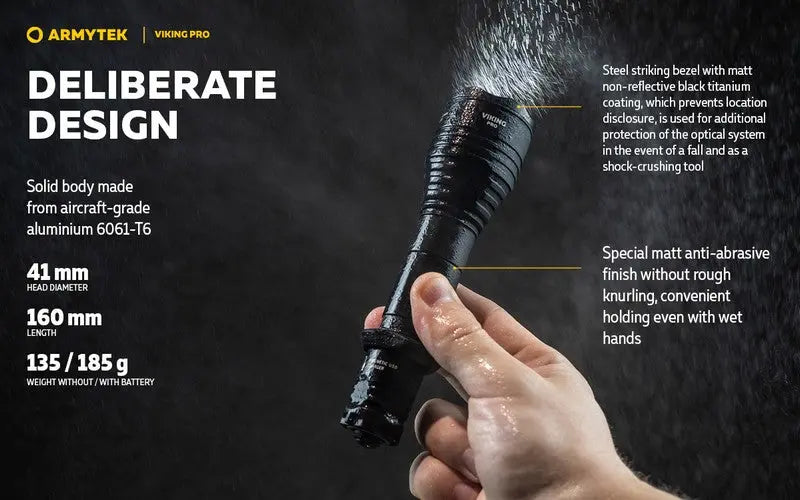 Armytek Viking Pro Magnet USB Extended Set – 2200/2050 Lumens  NYCTALOPE  