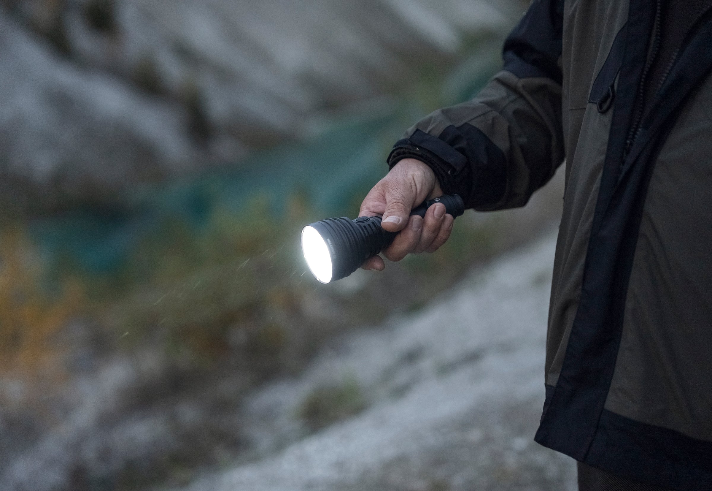 Lampe professionnelle en intervention