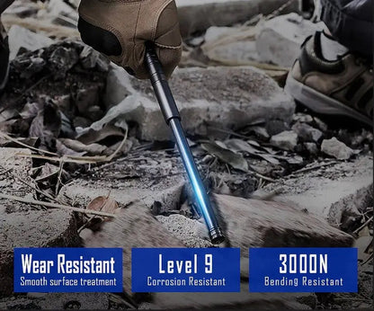 Bâton matraque télescopique Nextorch NEX Walker 14’’  NYCTALOPE  