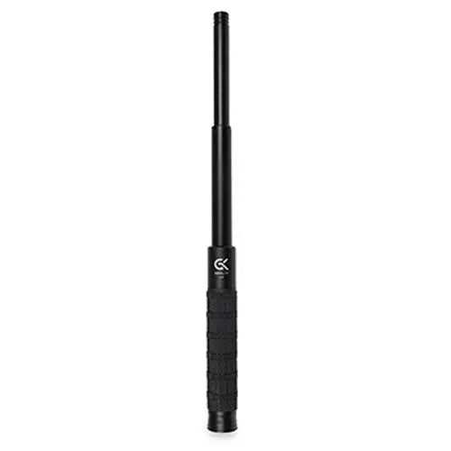 Bâton télescopique GK Pro 580AL Acier/Aluminium - Déploiement rapide - Bouton-poussoir - Poignée grippée - Disponible en 17" et 21" - NYCTALOPE
