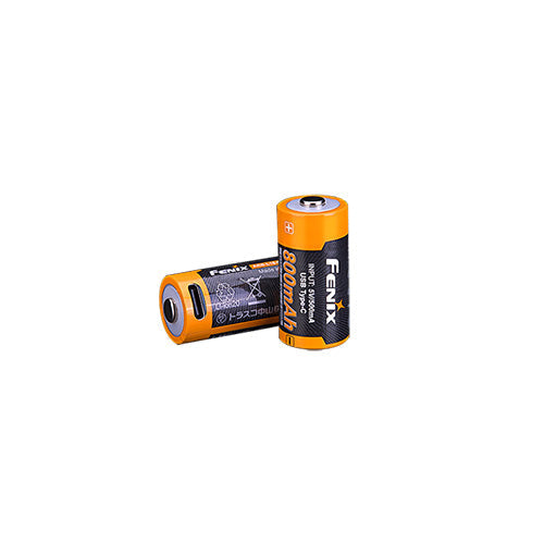 Batterie Fenix 16340 Li-ion 800mAh - ARB-L16-800UP - Micro USB  NYCTALOPE  