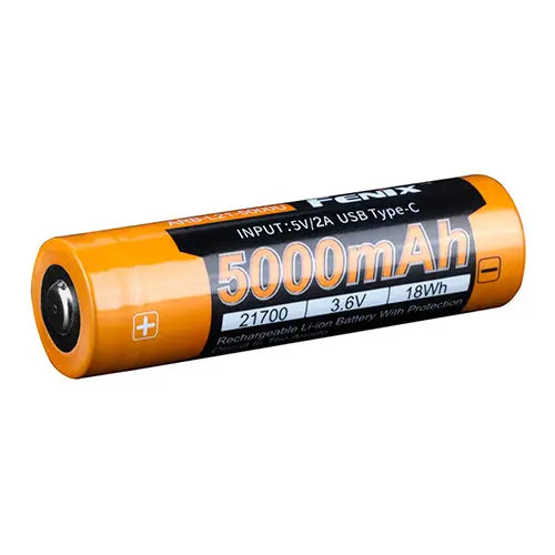 Batterie Fenix 21700 rechargeable – 5000 mAh 3.6V protégée Li-ion  NYCTALOPE  