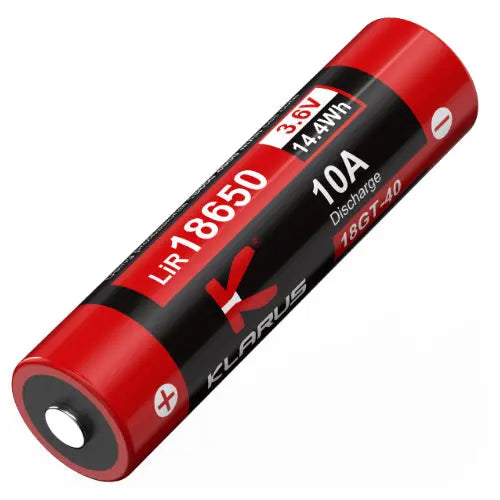 Batterie Klarus 18GT-40 18650 4000mAh protégée - autonomie prolongée  NYCTALOPE  