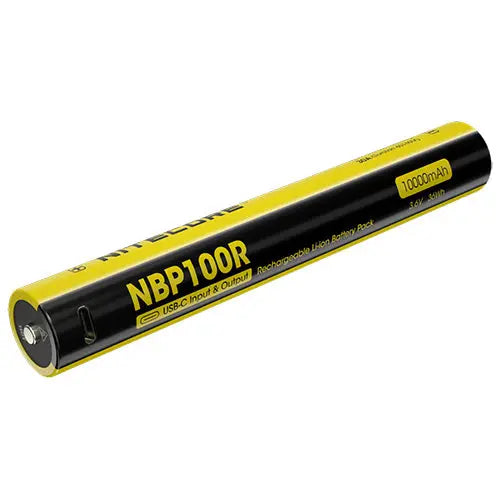 Batterie Nitecore NBP100R 10000mAh pour MH40 PRO - Fonction powerbank  NYCTALOPE  