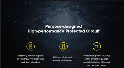 Batterie Nitecore NL1840 18650 - 4000mAh 3.6V protégée Li-ion  NYCTALOPE  