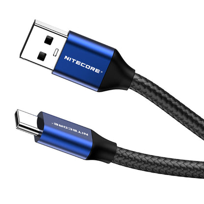 Câble de rechargement Nitecore UAC20 pour lampes et chargeurs  NYCTALOPE  