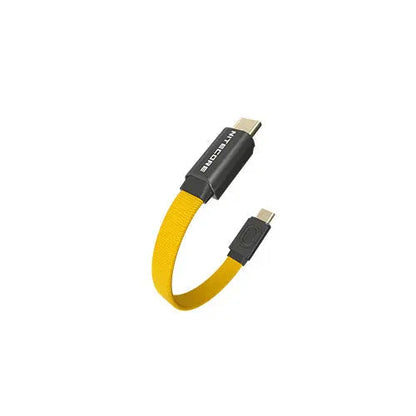 Câble de Charge Rapide Nitecore NLink10 60W/3A - USB-C vers USB-C - Design Magnétique - Ultra Compact - NYCTALOPE