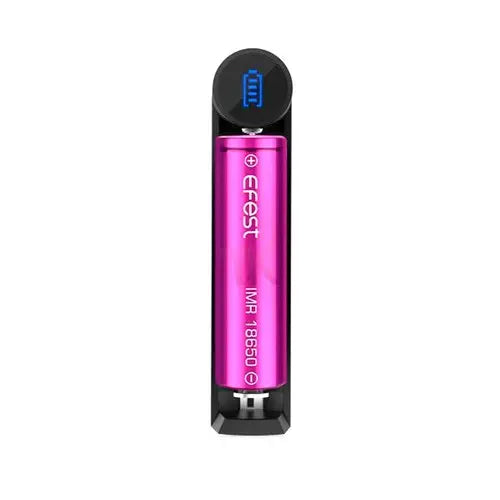 Chargeur Efest SLIM K1 USB 1 baie - Li-ion, IMR - NYCTALOPE