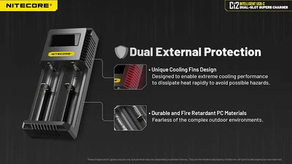 Chargeur Intelligent Nitecore Ci2  NYCTALOPE  