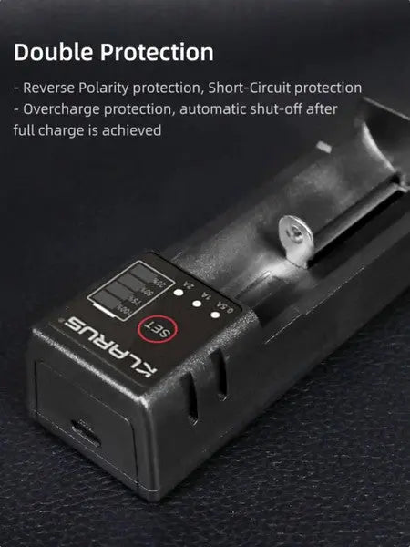 Chargeur Klarus Smart Charger K1 PRO pour batteries Li-ion, Ni-MH et Ni-Cd  NYCTALOPE  