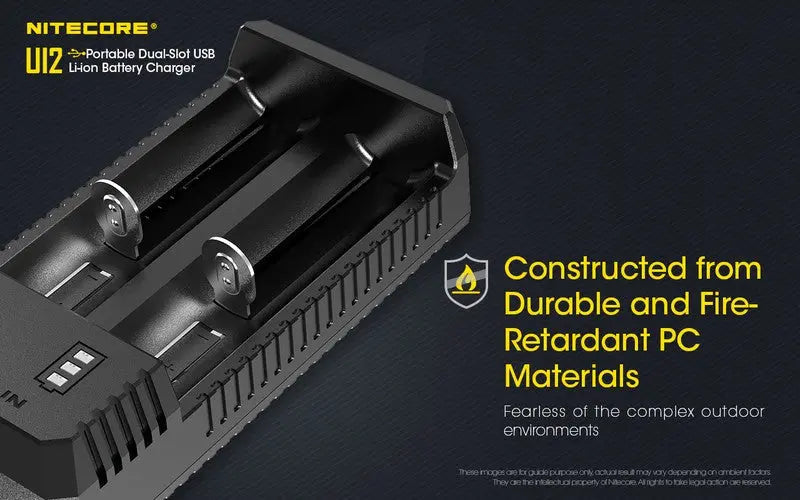 Chargeur Nitecore UI2 pour batteries Li-ion/IMR  NYCTALOPE  