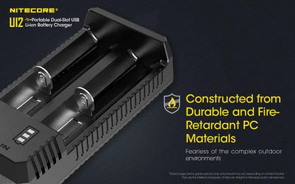 Chargeur Nitecore UI2 pour batteries Li-ion/IMR  NYCTALOPE  
