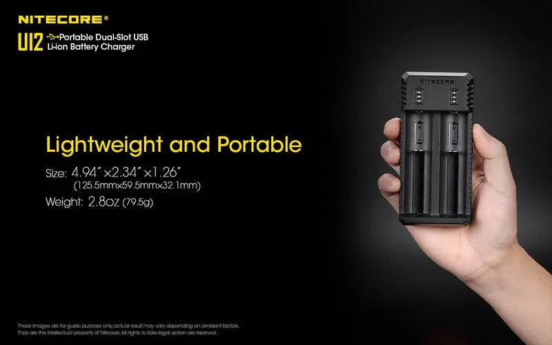 Chargeur Nitecore UI2 pour batteries Li-ion/IMR  NYCTALOPE  