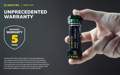 Chargeur Universel Armytek Handy C1 Pro USB-C - 2 en 1 - Powerbank - Li-Ion et Ni-MH
