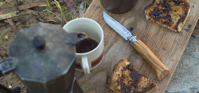 Couteau de poche Opinel Tradition Luxe Inox N°09 – Olivier  NYCTALOPE  