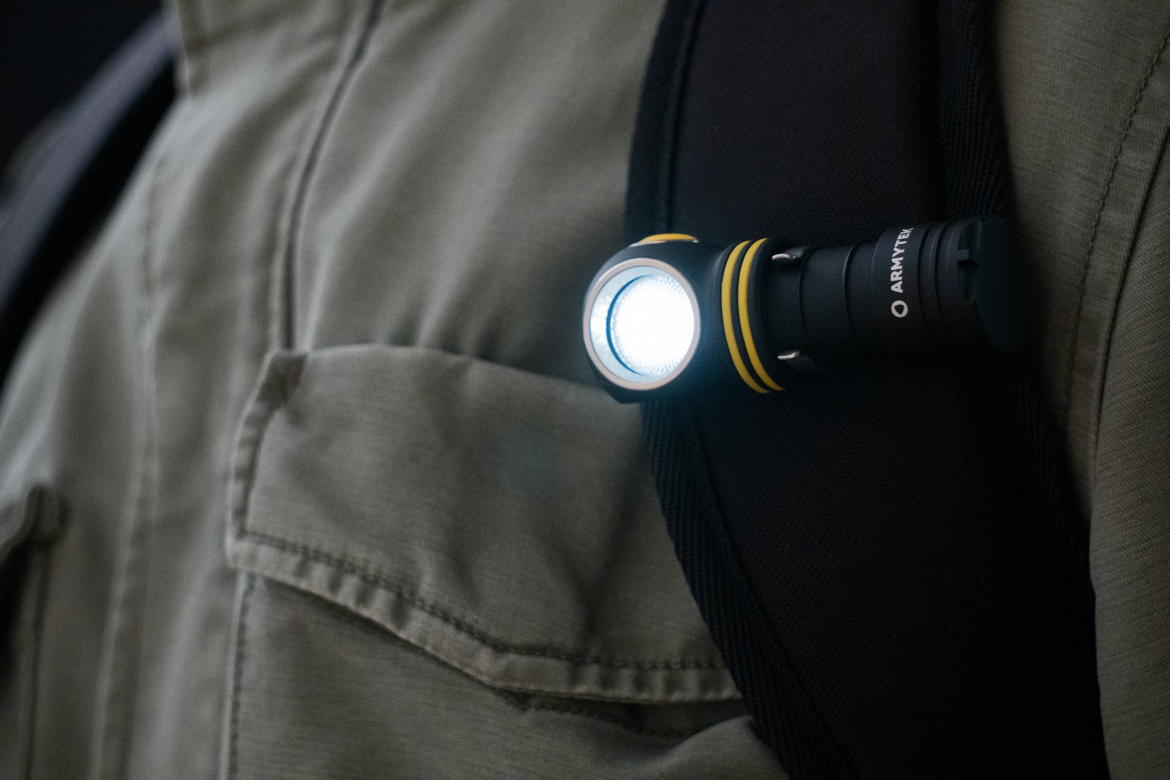 Lampe professionnelle en intervention