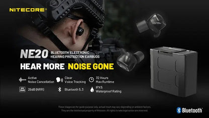 Ecouteur Bluetooth à annulation de bruit Nitecore NE20  NYCTALOPE  
