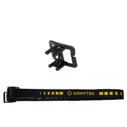 Support fast Clip + headband lampe frontale Armytek Wizard C1 et ELF C1  NYCTALOPE  