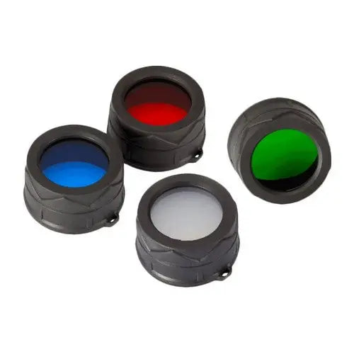 Filtre Nitecore diamètre 34mm - Bleu, Vert, Rouge, Dépoli  NYCTALOPE  