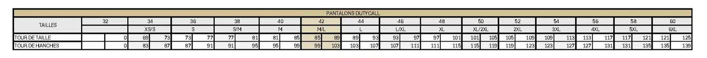 Pantalon de combat CAM CE GK DUTYCALL - pantalon tactique Ripstop stretch