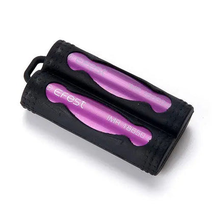 Housse Efest pour  1 ou 2 batteries 18650 - Noir - NYCTALOPE