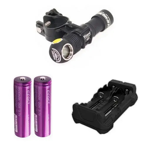KIT VTT Armytek Wizard Magnet USB XP-L - 1250/1120 Lumens - NYCTALOPE