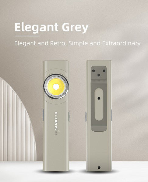 Lampe de poche de travail Klarus E5 - 600 Lumens - NYCTALOPE