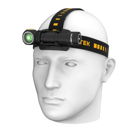 Lampe Frontale Armytek Wizard C2 WG – 1100 Lumens White / 400 Lumens Vert  NYCTALOPE  
