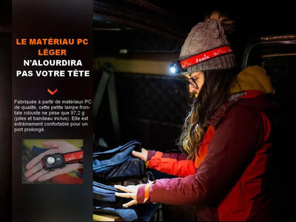 Lampe Frontale Fenix HL16 – 450 Lumens  NYCTALOPE  