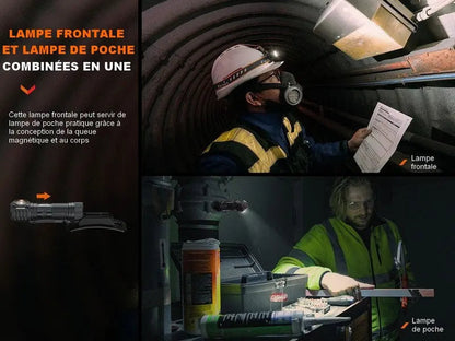 Lampe Frontale Fenix HM61R V2.0 – 1600 Lumens  NYCTALOPE  