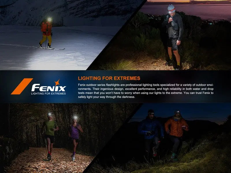 Lampe Frontale Fenix HM65R-T V2.0 - 1600 Lumens  NYCTALOPE  