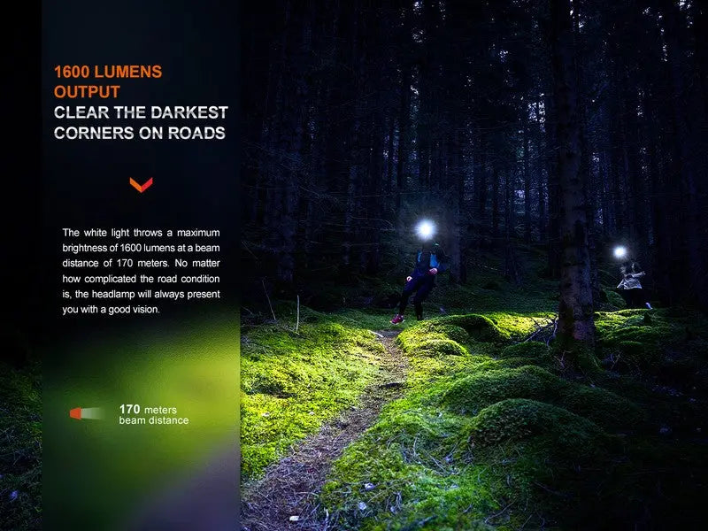 Lampe Frontale Fenix HM65R-T – 1500 Lumens  NYCTALOPE  