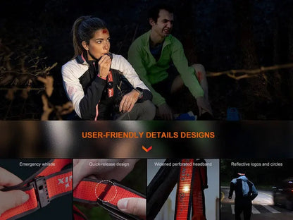 Lampe Frontale Fenix HM65R-T – 1500 Lumens  NYCTALOPE  