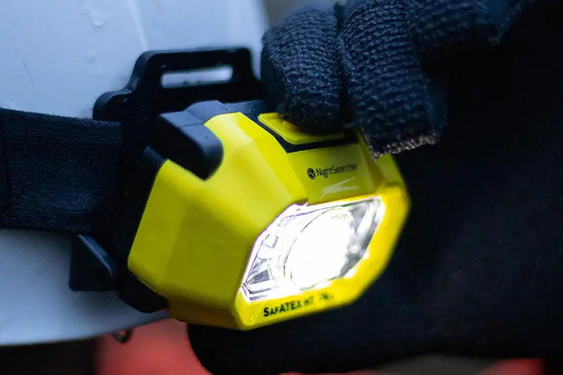 Lampe Frontale Nightsearcher Sigma Pro - 220 Lumens - Zone 0 - Lampe ATEX - NYCTALOPE