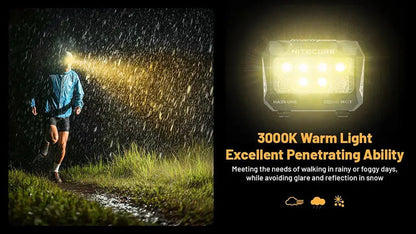 Lampe Frontale Nitecore HA25 UHE 800 Lumens - 3 températures de couleur - Double alimentation  NYCTALOPE  