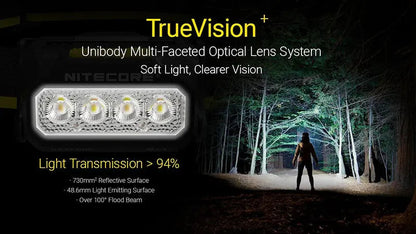 Lampe Frontale Nitecore HA27 UHE 800 Lumens - 3 températures de couleur - Triple alimentation  NYCTALOPE  