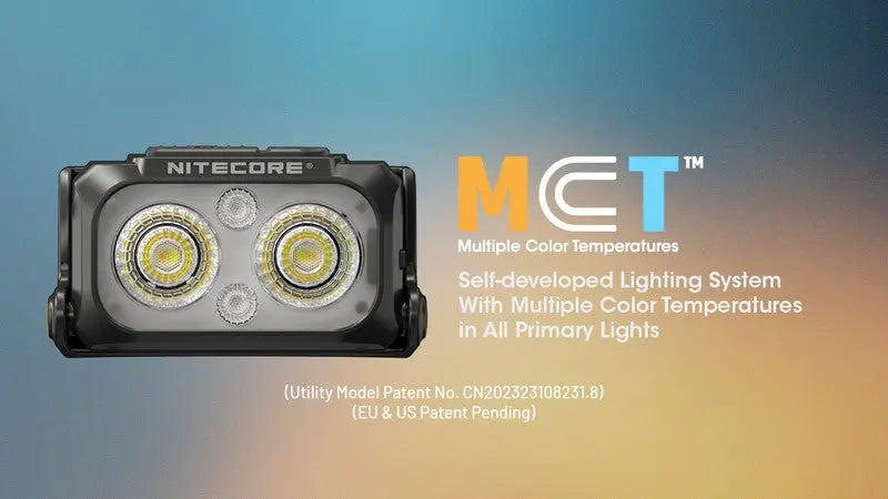 Lampe Frontale Nitecore NU25 MCT UL – 400 Lumens - NYCTALOPE