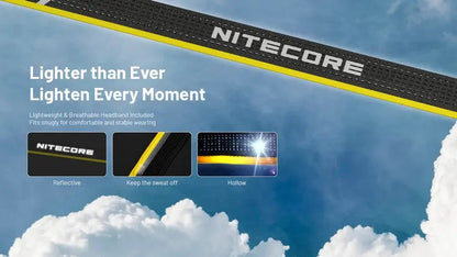 Lampe Frontale Nitecore NU25 MCT – 400 Lumens rechargeable - NYCTALOPE